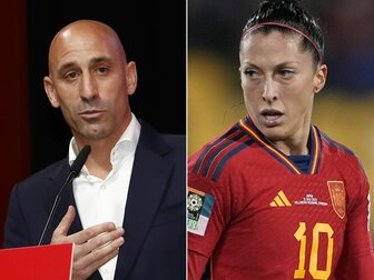 Die spanische Fußballspielerin Jennifer Hermoso erhebt Vorwürfe gegen Luis Rubiales, Präsident des spanischen Fußballverbandes RFEF: «Ich habe mich verletzlich und als Opfer einer impulsiven, se Die spanische Fußballspielerin Jennifer Hermoso erhebt Vorwürfe gegen Luis Rubiales, Präsident des spanischen Fußballverbandes RFEF: «Ich habe mich verletzlich und als Opfer einer impulsiven, se