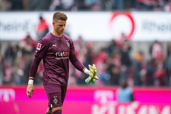 Für Gladbach-Keeper Jonas Omlin läuft die Saison noch nicht richtig rund. Für Gladbach-Keeper Jonas Omlin läuft die Saison noch nicht richtig rund.