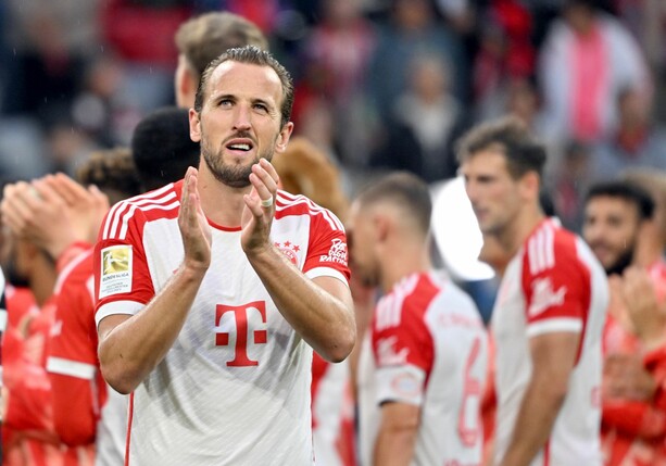 Bayerns Harry Kane erzielte in bislang zwei Bundesliga-Spielen drei Tore.