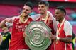 Allesamt neu beim FC Arsenal: Declan Rice (l-r), Kai Havertz und Jurrien Timber.