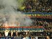Provokante Banner: Qualispiel Rumänien - Kosovo unterbrochen