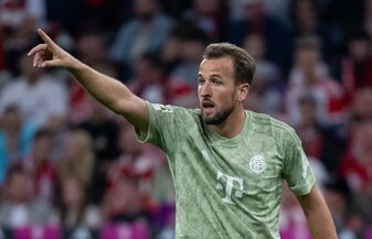 Will auch gegen Manchester United treffen: Bayerns Stürmerstar Harry Kane. Will auch gegen Manchester United treffen: Bayerns Stürmerstar Harry Kane.
