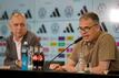 DFB-Präsident Bernd Neuendorf stellt in einer Pressekonferenz in Frankfurt Andreas Rettig (r) als neuen DFB-Geschäftsführer Sport vor.