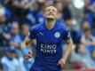 Jamie Vardy legt mit Leicester einen Fehlstart hin. Foto: Peter Powell
<br>dpa-infocom GmbH