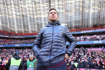Nach Bayern-Aus zum DFB? Eine Einigung mit Nagelsmann steht noch in weiter Ferne. Foto: Alexander Hassenstein/Getty Images Nach Bayern-Aus zum DFB? Eine Einigung mit Nagelsmann steht noch in weiter Ferne. Foto: Alexander Hassenstein/Getty Images