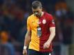 Galatasarays Lukas Podolski musste verletzt ausgewechselt werden. Foto: Sedat Suna
<br>dpa-infocom GmbH