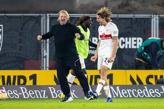 Sven Mislintat (l) und Borna Sosa waren zuvor noch beim VfB, nun sind sie bei Ajax Amsterdam. Sven Mislintat (l) und Borna Sosa waren zuvor noch beim VfB, nun sind sie bei Ajax Amsterdam.