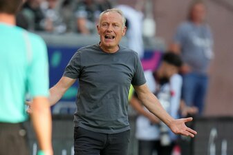 Freiburgs Trainer Christian Streich. Freiburgs Trainer Christian Streich.