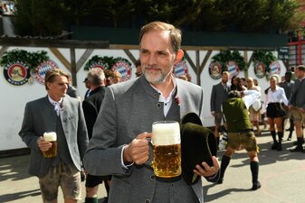 Bayern-Trainer Thomas Tuchel auf dem Oktoberfest. Bayern-Trainer Thomas Tuchel auf dem Oktoberfest.