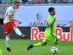 Marcel Halstenberg (l) erzielte beim 1:1 gegen Real Betis Sevilla das Tor für Leipzig. Foto: Hendrik Schmidt
<br>dpa-infocom GmbH
