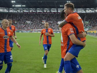Erster Auswärtssieg: Darmstadt überrascht Augsburg Erster Auswärtssieg: Darmstadt überrascht Augsburg
