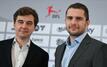 Steffen Merkel (l) und Marc Lenz sind die beiden Geschäftsführer der DFL.