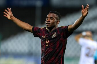 Schnürte in Bulgarien einen Dreierpack: Youssoufa Moukoko. Schnürte in Bulgarien einen Dreierpack: Youssoufa Moukoko.