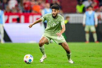 Bayern-Verteidiger Noussair Mazraoui verbreitete bei Instagram ein Pro-Palästina-Video. Bayern-Verteidiger Noussair Mazraoui verbreitete bei Instagram ein Pro-Palästina-Video.