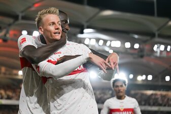 Eines der Top-Duos der Liga. Chris Führich und Serhou Guirassy Foto:Christian Kaspar-Bartke/Getty Images Eines der Top-Duos der Liga. Chris Führich und Serhou Guirassy Foto:Christian Kaspar-Bartke/Getty Images