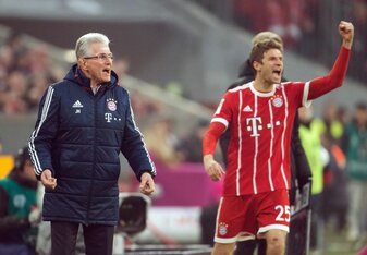 Trainer-Legende Jupp Heynckes lobt Thomas Müller in den höchsten Tönen. Trainer-Legende Jupp Heynckes lobt Thomas Müller in den höchsten Tönen.