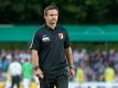 Augsburgs Trainer Dirk Schuster sieht noch viele Baustellen in seinem Team. Foto: Foto: Daniel Maurer
<br>dpa-infocom GmbH