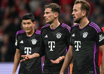Leon Goretzka (M) wird dem FC Bayern in den kommenden Wochen fehlen. Leon Goretzka (M) wird dem FC Bayern in den kommenden Wochen fehlen.