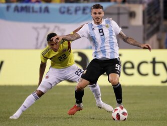 Hat vor dem Duell mit Bayern mit einer Knöchelverletzung zu kämpfen: Mauro Icardi. Hat vor dem Duell mit Bayern mit einer Knöchelverletzung zu kämpfen: Mauro Icardi.