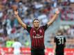 Carlos Bacca traf dreimal für den AC Mailand. Foto: Matteo Bazzi
<br>dpa-infocom GmbH