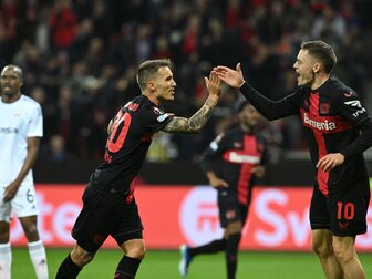 Offensiv-Gala und Schick-Comeback: Bayer vor Gruppensieg Offensiv-Gala und Schick-Comeback: Bayer vor Gruppensieg
