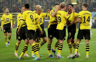 Grund zum Jubeln gibt es allemal: Borussia Dortmund ist diese Saison noch ungeschlagen in der Bundesliga. (Photo by Lars Baron/Getty Images) Grund zum Jubeln gibt es allemal: Borussia Dortmund ist diese Saison noch ungeschlagen in der Bundesliga. (Photo by Lars Baron/Getty Images)