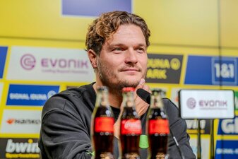 Ist mit dem BVB in Frankfurt gefordert: Edin Terzic. Ist mit dem BVB in Frankfurt gefordert: Edin Terzic.