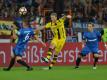 Mit dem Treffer von André Schürrle kurz vor der Halbzeit war das Spiel bereits entschieden. Foto: Harald Tittel
<br>dpa-infocom GmbH