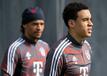 Die Bayern-Stars Leroy Sané (l) und Jamal Musiala fehlten im Training.