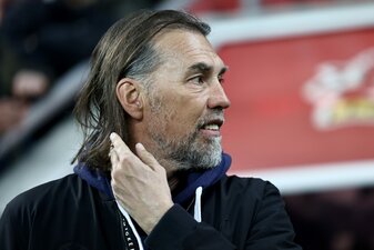 Auch Frank Schmidt soll an Lasso Coulibaly interessiert sein. Foto: Christof Koepsel/Getty Images