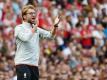 Liverpools Trainer Jürgen Klopp feierte mit seinem Team einen 5:0-Erfolg im Liga-Cup. Foto: Andy Rain
<br>dpa-infocom GmbH