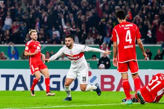 Deniz Undav erzielte bei Stuttgarts Sieg gegen Union Berlin das entscheidende Tor des Abends. Deniz Undav erzielte bei Stuttgarts Sieg gegen Union Berlin das entscheidende Tor des Abends.