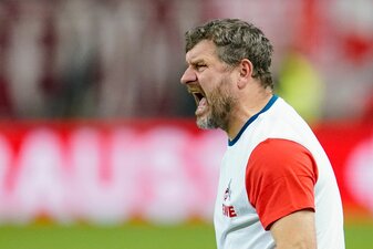 Ist mit Köln auch im Pokal ausgeschieden: FC-Coach Steffen Baumgart. Ist mit Köln auch im Pokal ausgeschieden: FC-Coach Steffen Baumgart.