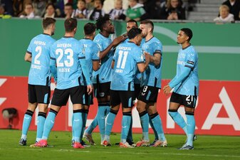 Leverkusen hatte in Sandhausen mehr Mühe als erwartet. Leverkusen hatte in Sandhausen mehr Mühe als erwartet.