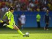 Torhüterin Hope Solo wird für ein halbes Jahr gesperrt (Quelle: SID)
<br>© 2016 SID