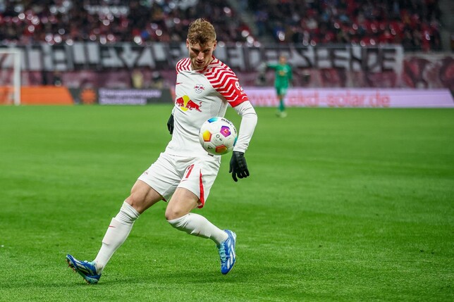 Leipzigs Timo Werner am Ball: Gegen Belgrad fehlt der Stürmer.