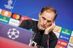 Bayern-Trainer Thomas Tuchel bei der Pressekonferenz in München.