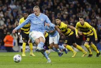 Torjäger Erling Haaland traf natürlich für Man City. Torjäger Erling Haaland traf natürlich für Man City.