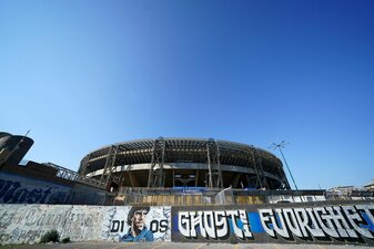 In Neapel kommt es vor dem Champions-League-Spiel von Union Berlin zu Ausschreitungen. In Neapel kommt es vor dem Champions-League-Spiel von Union Berlin zu Ausschreitungen.