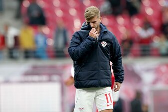 Schwache Zahlen bei RBL und in der Nationalmannschaft: Timo Werner muss um die Heim-EM bangen. Foto: Cathrin Mueller/Getty Images. Schwache Zahlen bei RBL und in der Nationalmannschaft: Timo Werner muss um die Heim-EM bangen. Foto: Cathrin Mueller/Getty Images.