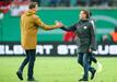 Treffen sich in Wien wieder: Bundestrainer Julian Nagelsmann (l) und Österreichs Coach Ralf Rangnick.