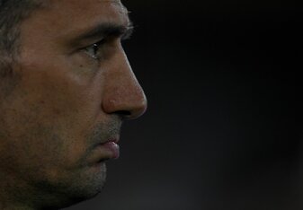 Argentiniens Trainer Lionel Scaloni lässt seine Zukunft offen. Argentiniens Trainer Lionel Scaloni lässt seine Zukunft offen.