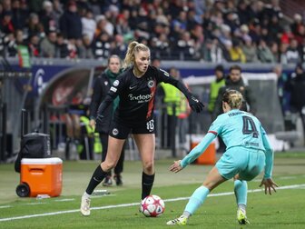 "Magisch": Eintracht-Frauen trotz Pleite gegen Barca stolz "Magisch": Eintracht-Frauen trotz Pleite gegen Barca stolz