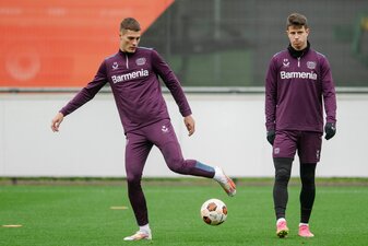 Fehlt Leverkusen weiterhin: Patrik Schick (l). Fehlt Leverkusen weiterhin: Patrik Schick (l).