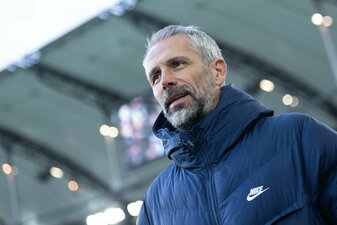 War nach Leipzigs Niederlage bedient: RB-Coach Marco Rose. War nach Leipzigs Niederlage bedient: RB-Coach Marco Rose.