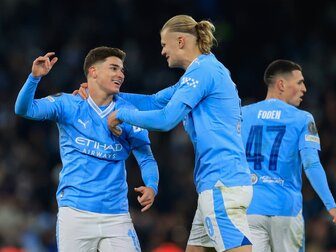 Nach 2:0-Führung: Leipzig verliert in Manchester Nach 2:0-Führung: Leipzig verliert in Manchester