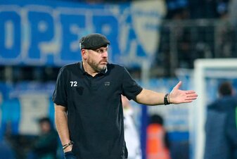 Tritt am Freitag mit dem 1. FC Köln gegen Darmstadt 98 an: Steffen Baumgart. Tritt am Freitag mit dem 1. FC Köln gegen Darmstadt 98 an: Steffen Baumgart.