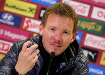 Bundestrainer Julian Nagelsmann ist gespannt auf die EM-Auslosung. Bundestrainer Julian Nagelsmann ist gespannt auf die EM-Auslosung.