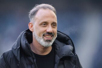 Hoffenheims Trainer Pellegrino Matarazzo lobt Rekord-Torjäger Kramaric. Hoffenheims Trainer Pellegrino Matarazzo lobt Rekord-Torjäger Kramaric.