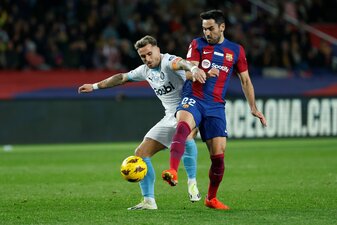 Ilkay Gündogan (r) und der FC Barcelona kassierten gegen Girona eine Niederlage. Ilkay Gündogan (r) und der FC Barcelona kassierten gegen Girona eine Niederlage.